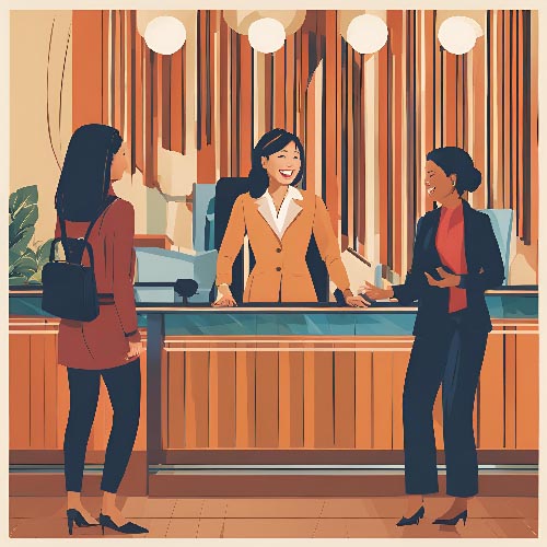 Using language in hospitality